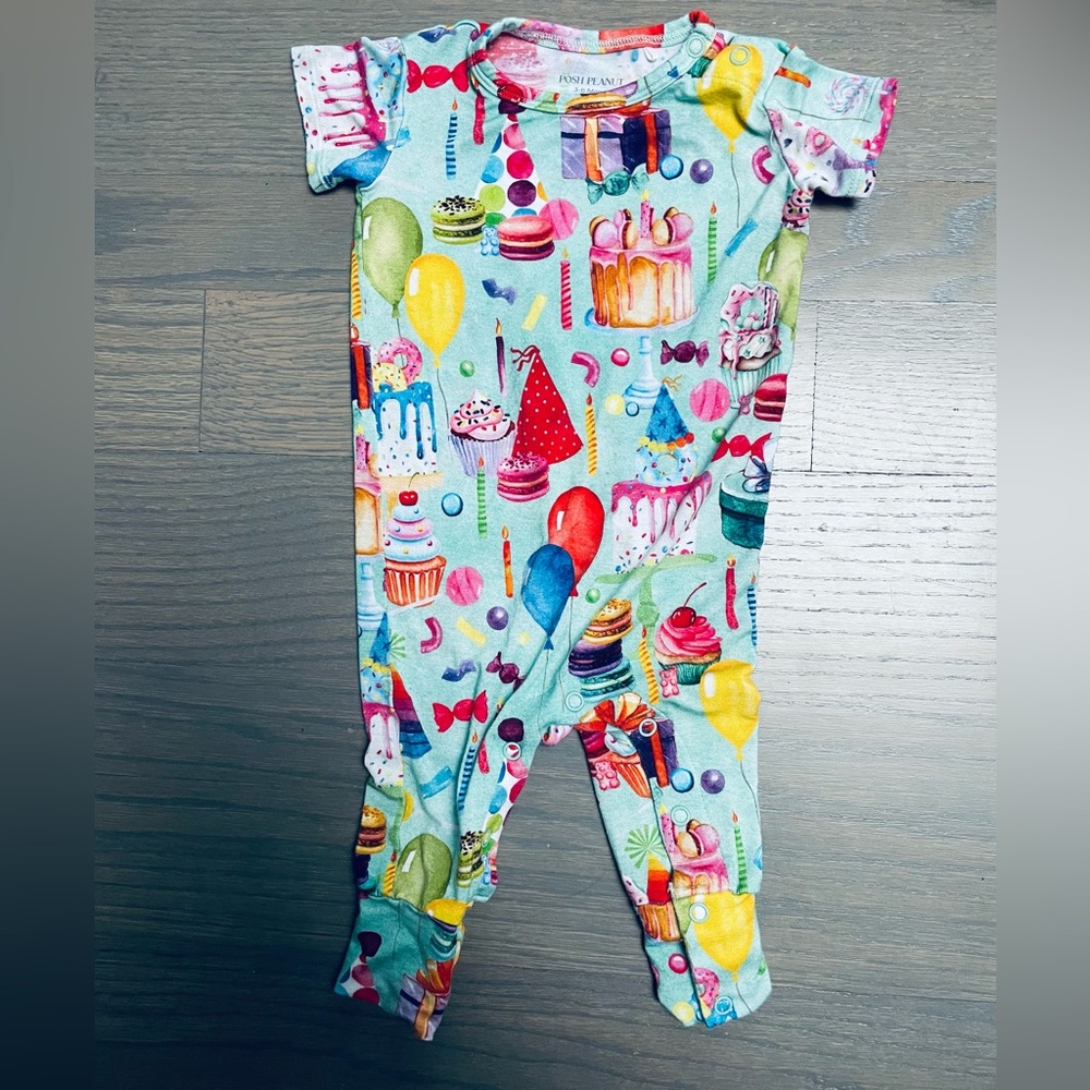 Posh Peanut short sleeve romper